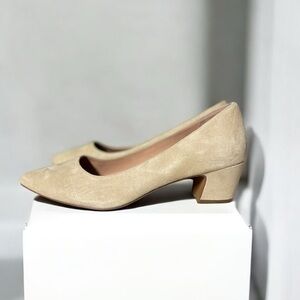 🌻NEW w.tag Linea Paolo Suede Bardot Pump Size 7.5